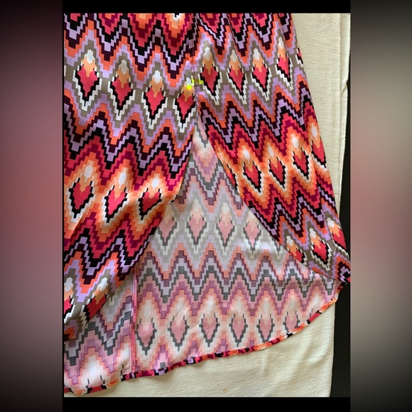 Xhilaration Bright Pink Print Swim/Beach Cover Up Pants NWOT Size S - Picture 4 of 8